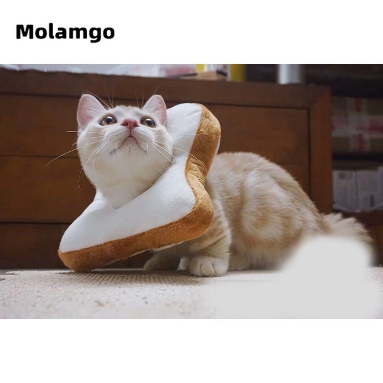 MOLAMGO  Vòng Cổ Hình Bánh Mì Cho Thú Cưng