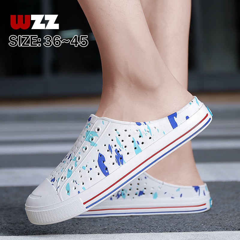 Giày có lỗ unisex không thấm nước thoáng khí nhẹ nhàng cỡ 36-45