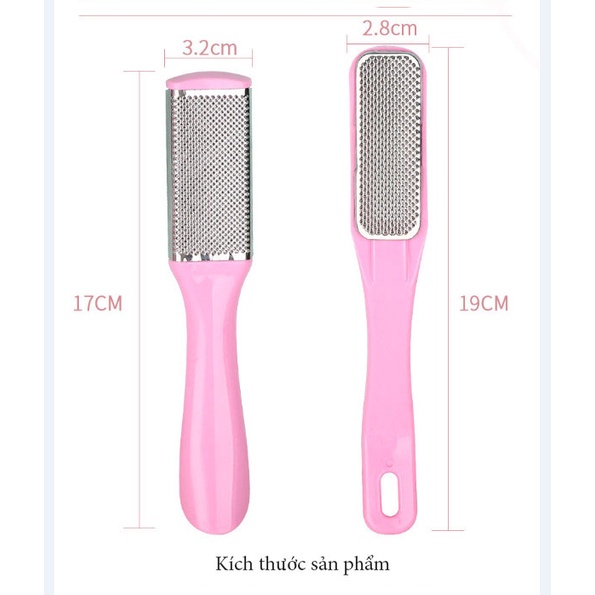 Chà gót chân - Dụng cụ chà gót chân mặt kim loại làm sạch tế bào chết
