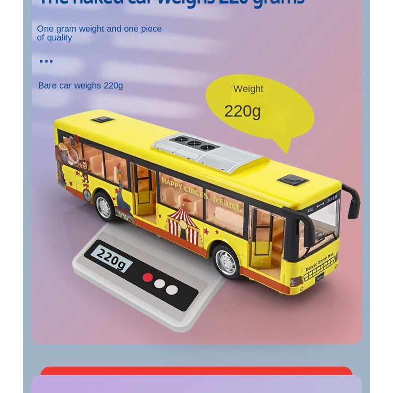 Đặc Biệt⚡Mô Hình Xe Buýt Hai Tầng Bằng Hợp Kim Độc Đáo