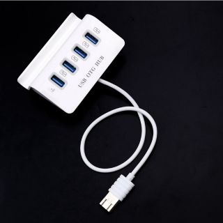 Bộ chia 4 cổng usb 3.0 otg hub chuẩn usb micro kiêm giá đỡ