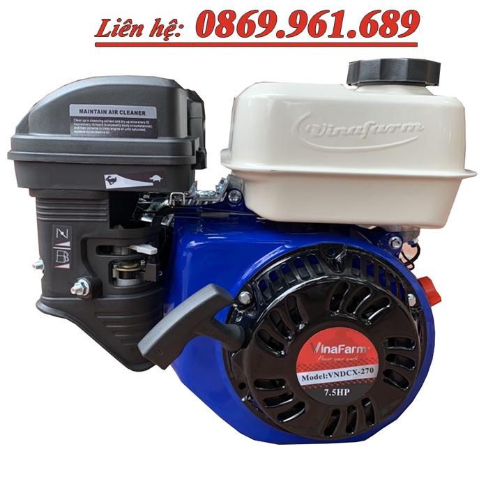 Máy Nổ – Động Cơ Xăng Vinafarm 7HP Tua Chậm VNDCX-270R