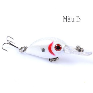 Mồi câu cá giả nhiều màu - Crank 5.2cm 3.8g - mồi câu lure