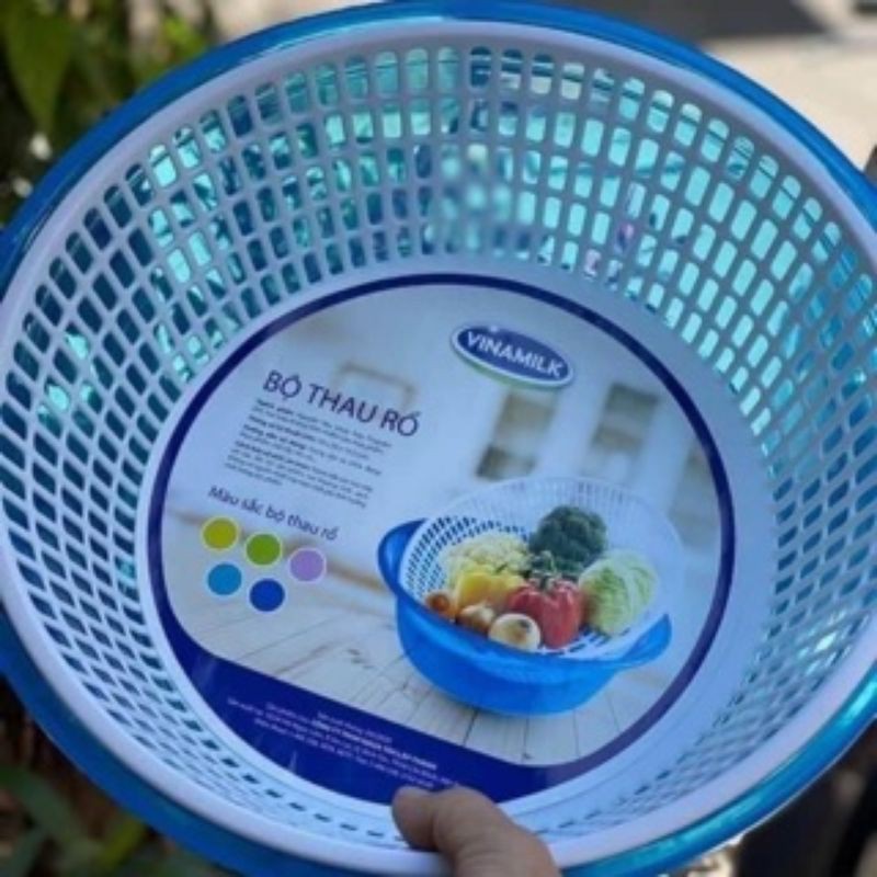 Bộ đôi rổ và thau 2 trong 1 tiện dụng