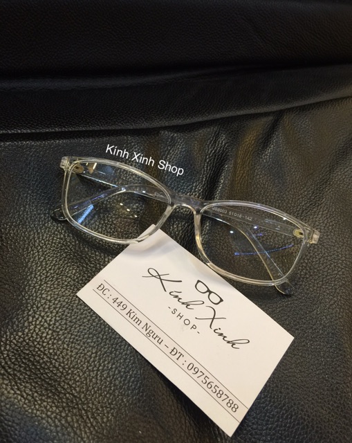 Kính Mắt vuông bầu Trong suốt Teen - HOT HOT TST1.1