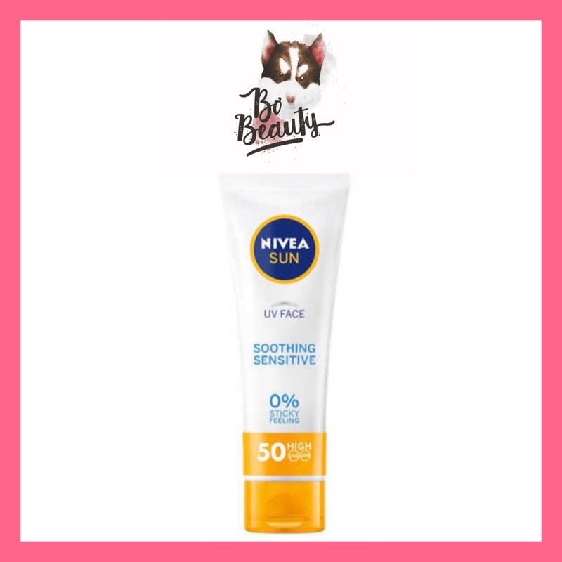 KEM CHỐNG NẮNG NIVEA SUN UV FACE SOOTHING SENSITIVE / YOUNG AGE SPF50