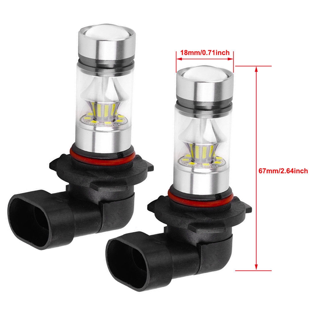 【READY STOCK】Set of 2 high quality 9006 HB4 2323 100W DRL super bright LED fog lights