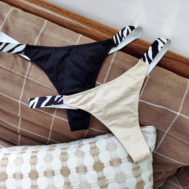 Zebra thong / comfort / leopard / Dây Đai / Cắt Cao / Đồ Lót