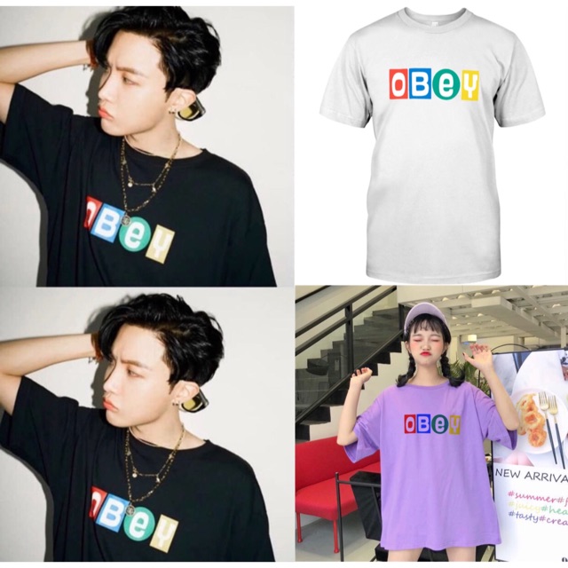 (Tặng ảnh BTS) Áo BTS JHOPE OBEY DYNAMITE
