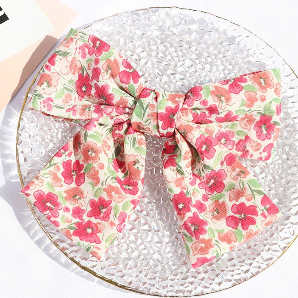 Kẹp Tóc Nơ Sau Lưng Nhiều Màu Sắc Phong Cách Nhật Bản Cho Nữ