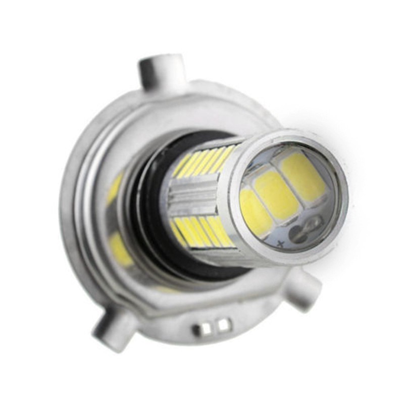 Đèn pha chiếu sáng ban ngày phá sương mù LED H4/ H7/ 9005/ 9006 33SMD ánh sáng trắng dành cho xe hơi xe máy
