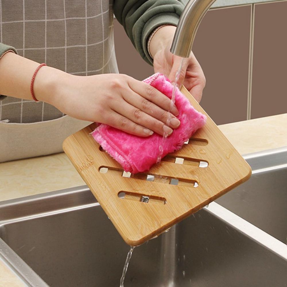 Đế Lót Ly Bằng Tre Cách Nhiệt Trang Trí Sáng Tạo Giá Đỡ