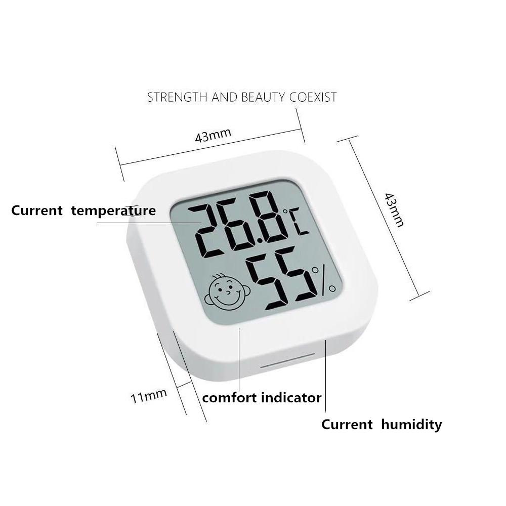 Máy Đo Nhiệt Độ Và Độ Ẩm Màn Hình LCD Kỹ Thuật Số