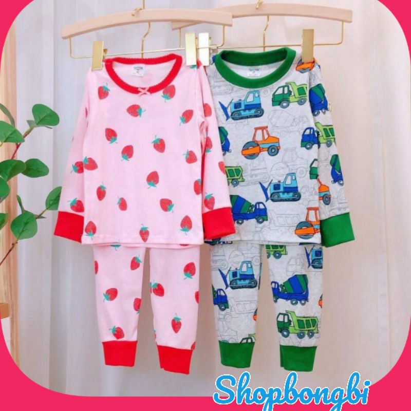 Bộ bé gái dài tay cotton bozip xuất dư 8-18kg chất co dãn đẹp