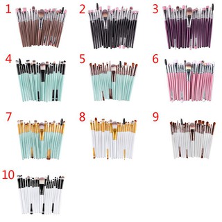 MAANGE 20Pcs/Set Face Makeup Eye Shadow Eyeliner Brushes Kits
