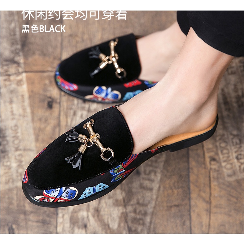 Giày sục nam | GIÁ SIÊU RẺ | hoa tiết in 3D nổi lựa chọn mới nhất 2021 | WebRaoVat - webraovat.net.vn