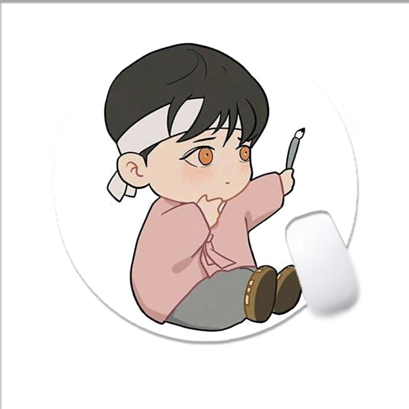 ( TRÒN ) Miếng di chuột in hình Dạ ký boylove cute anime chibi miếng kê chuột miếng lót chuột