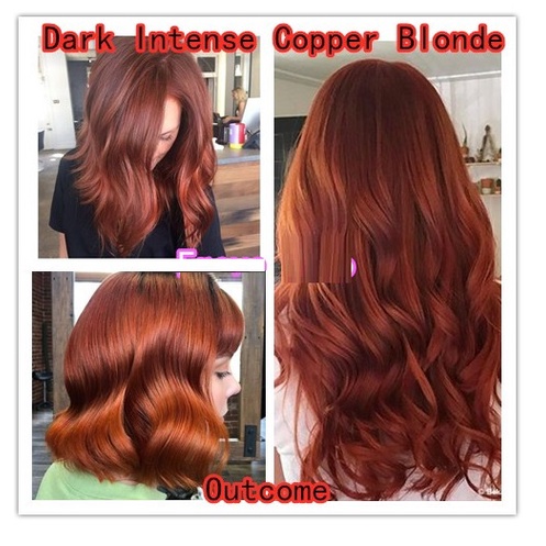 Thuốc Nhuộm Tóc Màu Đồng Vàng Tối Dark Copper Blonde 6.4 Hair Dye Cream