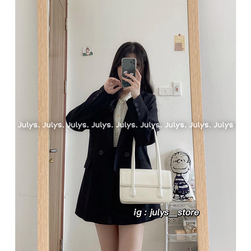 Áo blazer 2 lớp đệm vai form RỘNG (ảnh thật kèm video) | BigBuy360 - bigbuy360.vn
