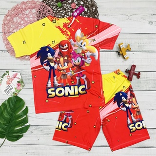 Bộ thun lạnh Sonic cho bé trai