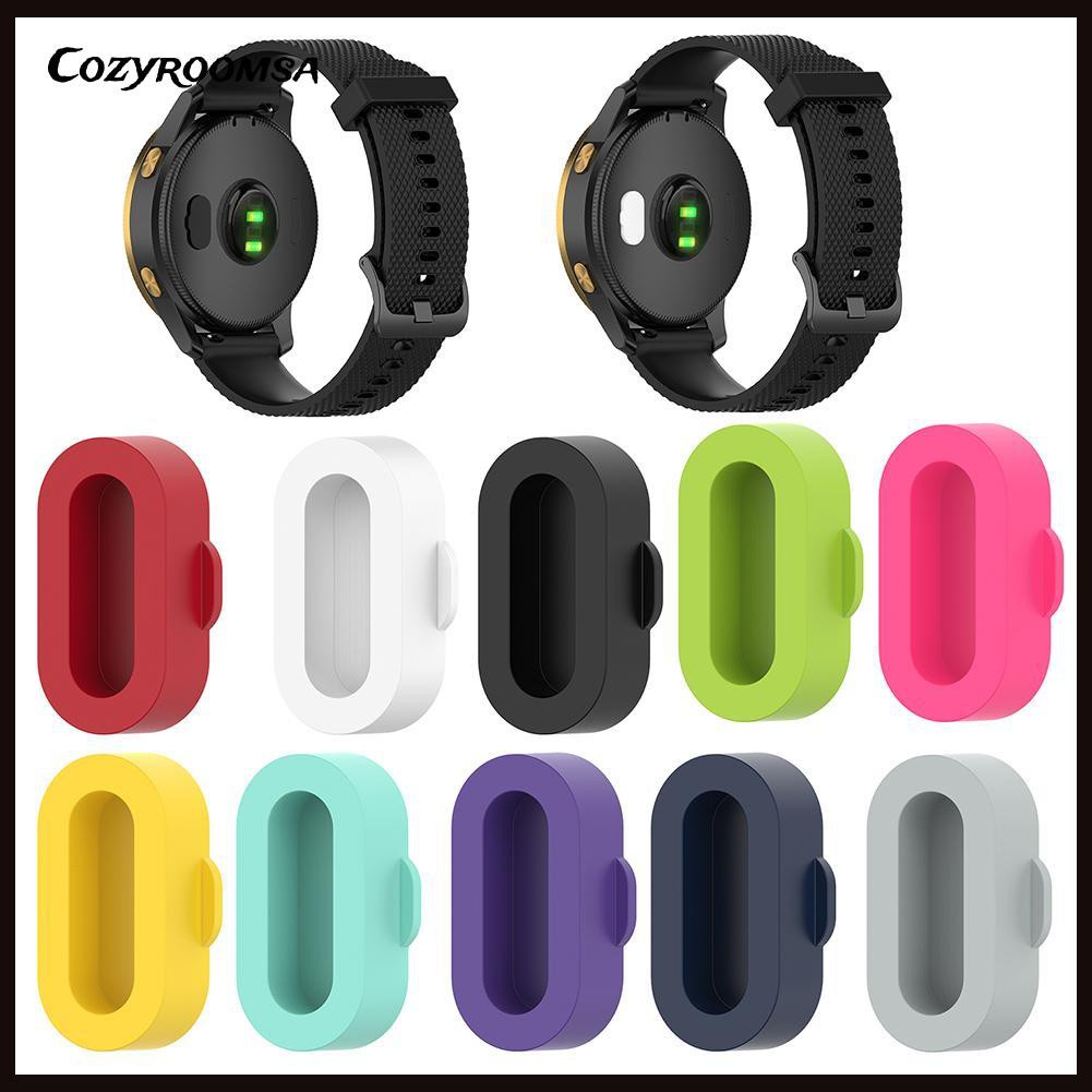 Set 10 Nút Bịt Bằng Silicon Chống Bụi Cho Đồng Hồ Garmin Vivomove 3 / 3s