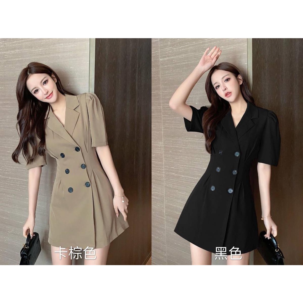 Đầm midi ôm eo phong cách Hàn Quốc thời trang mùa hè cho nữ