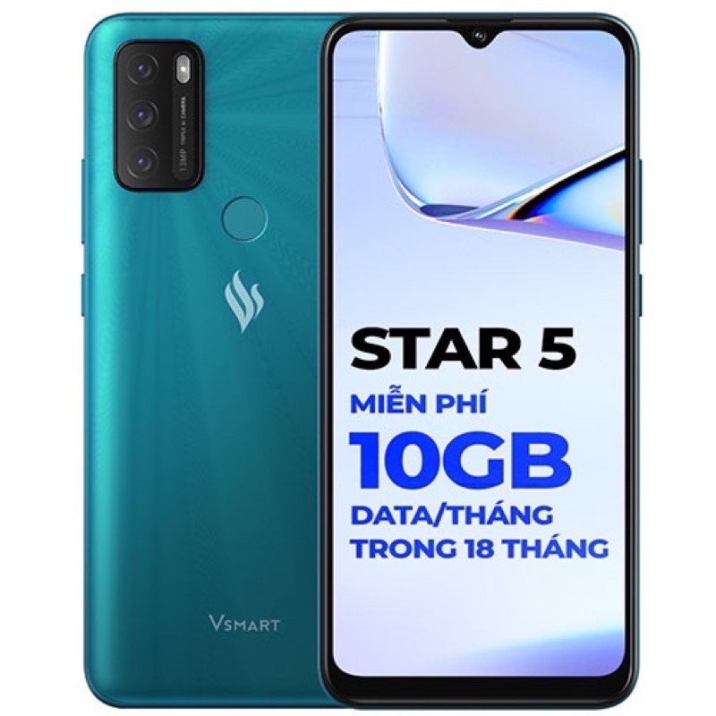 Vsmart star 5  chính hãng mới nguyên siu bao hanh 18 tháng( kiểm tra hang truoc khi nhận máy)