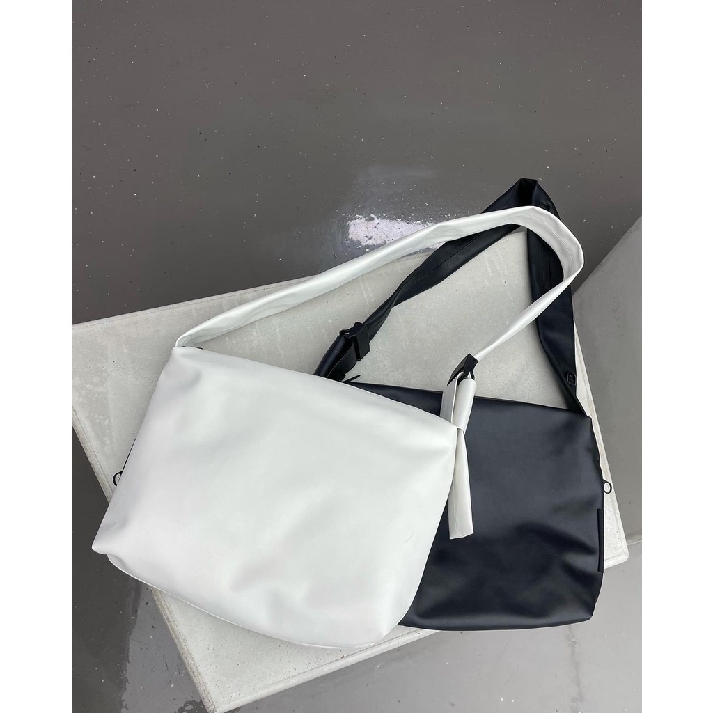 Túi da đeo chéo JAMS unisex túi xách quai lớn nam nữ phong cách Hàn Quốc