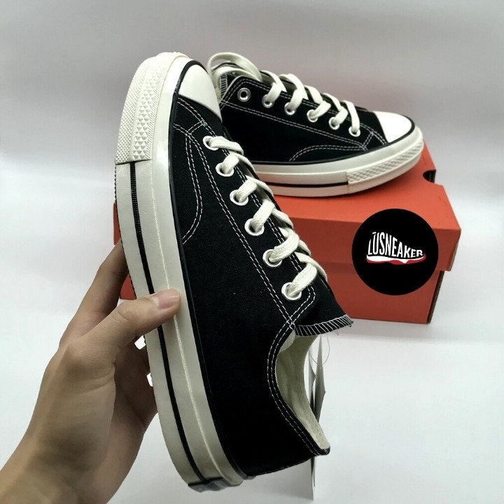 Giày Convers thấp cổ đen trắng 💝CHUẨN 11 TRUNG💝 Giầy thể thao nam nữ đủ size, Sneaker nữ trắng