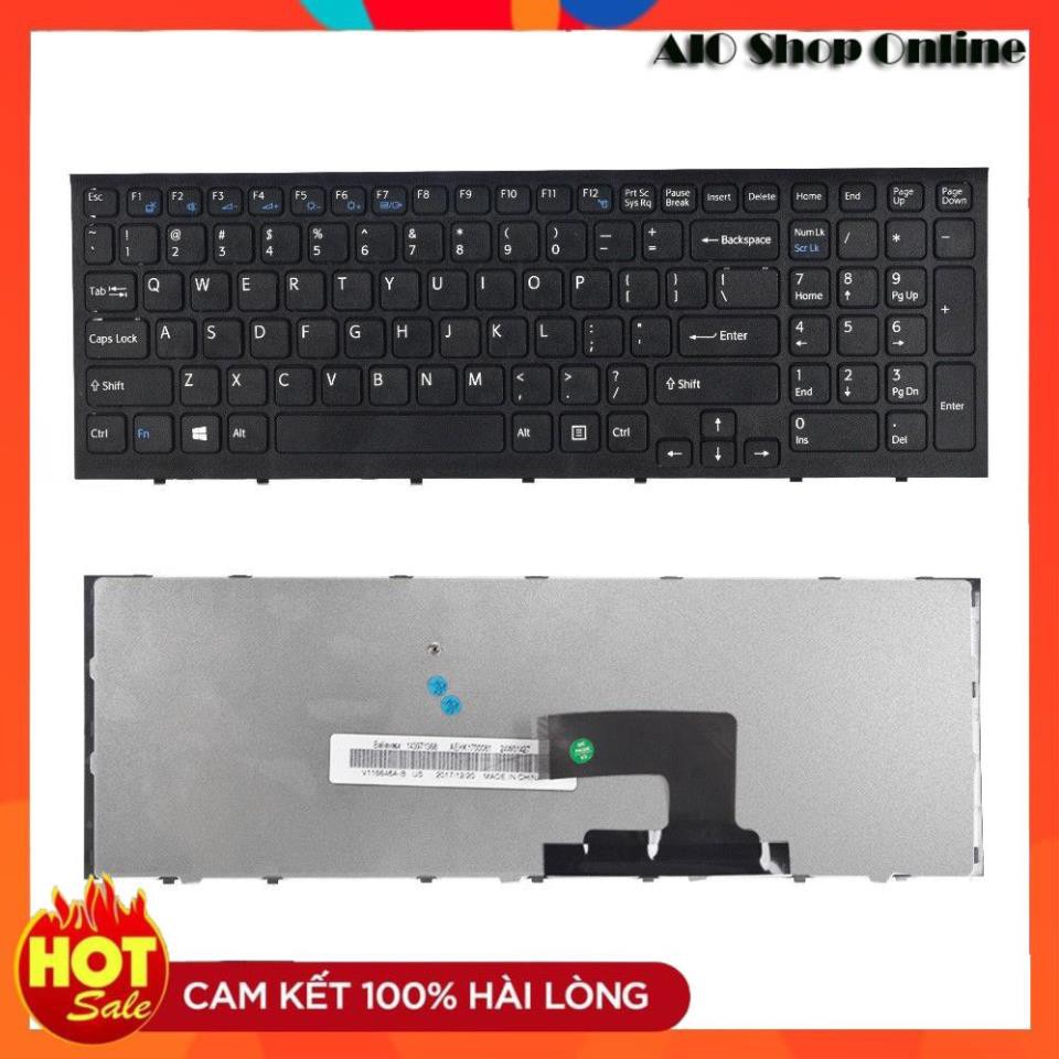 ⚡  Bàn Phím Laptop SONY Vaio VPCEH VPC-EH VPC EH Series, ĐEN, CÓ KHUNG – Tốt