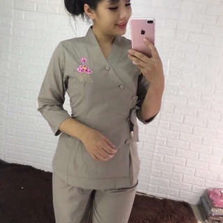 Đồ lam đi chùa 🌸🌸xéo nơ nút bọc 🌸🌸đồ đi chùa