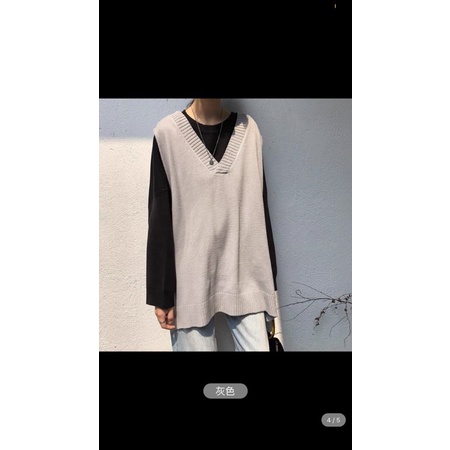 Áo gile len mỏng áo len ulzzang siêu xinh hàn quốc hàng Quảng Châu - GL08 | BigBuy360 - bigbuy360.vn