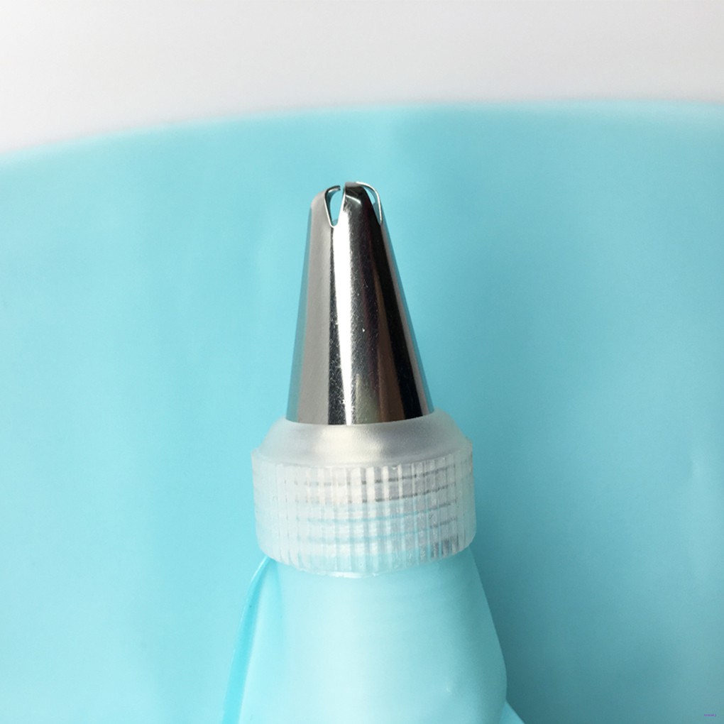 8 PCS/Set Cake Decorating Tips Set Icing Piping Cream Pastry Bag with 6 pcs Stainless Steel Nozzle Set DIY Cake Decorating Tools