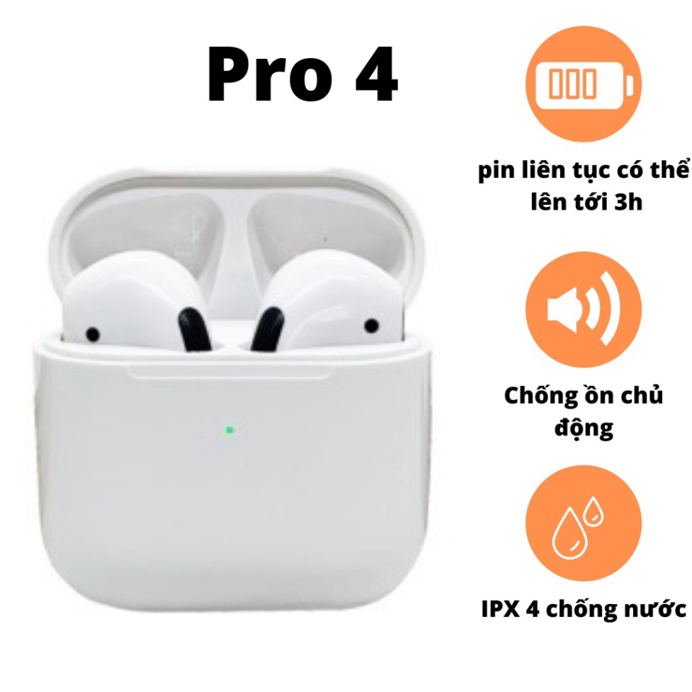 Tai Nghe Bluetooth Cho IP Samsung ko dây Rẻ rolionetime|Pro 4