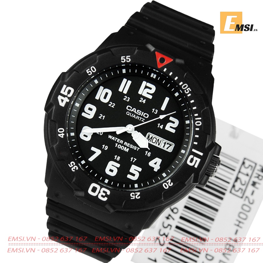 Đồng Hồ Cặp Đôi Casio MRW-200H-1BVDF & LRW-200H-1BVDF EMSI.VN
