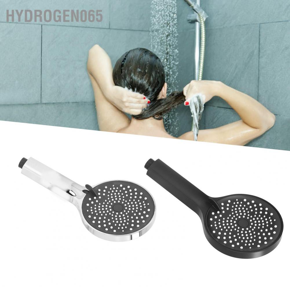 Hydrogen065 Handheld Shower Head High Pressure G1/2 Thread ABS Electroplated Showerhead for Bathroom