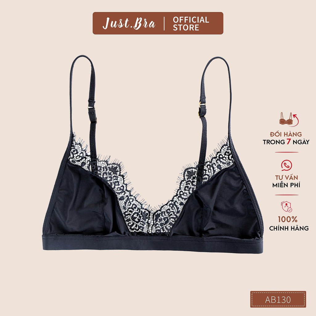 Áo ngực Just Bra su viền ren không mút AB130