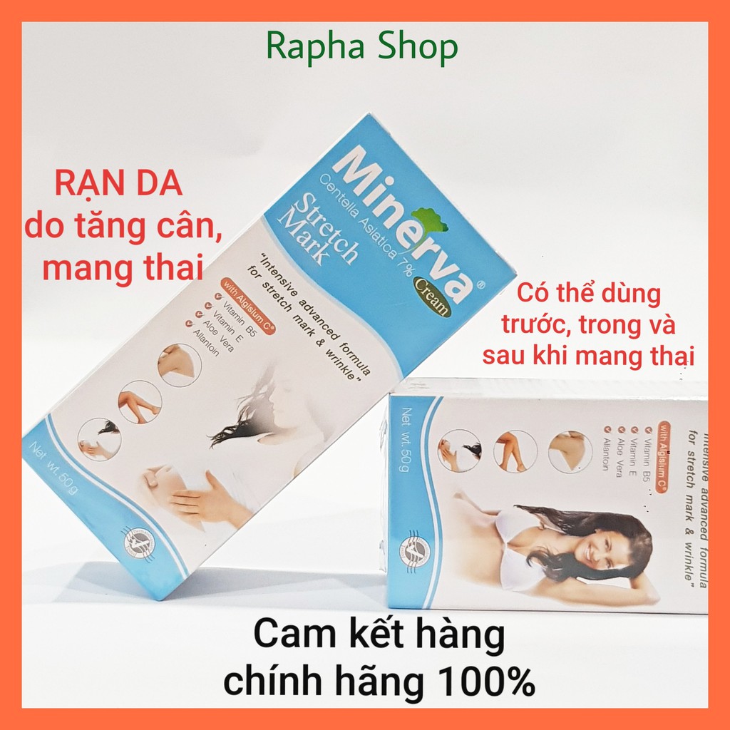 Kem Thoa Rạn Da Do Tăng Cân, Mang Thai Thái Lan MINERVA 50gr