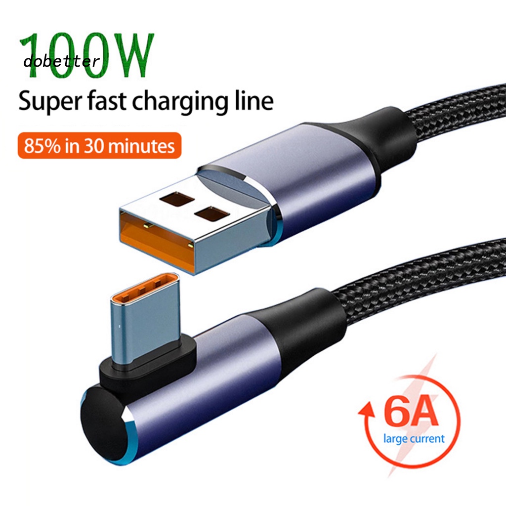 Dây CáP SạC 6A 100W USB Type-C Cho ĐiệN ThoạI