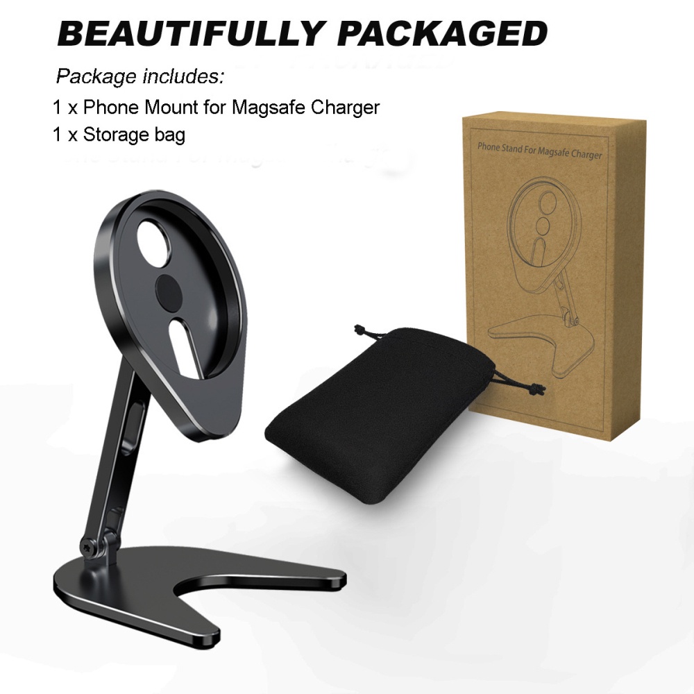 【Ready】 Qi Fast Wireless Charger Dock for iPhone 12 Pro Max for  Charger Bracket for Apple Charger Holder Magnetic Stand imercado