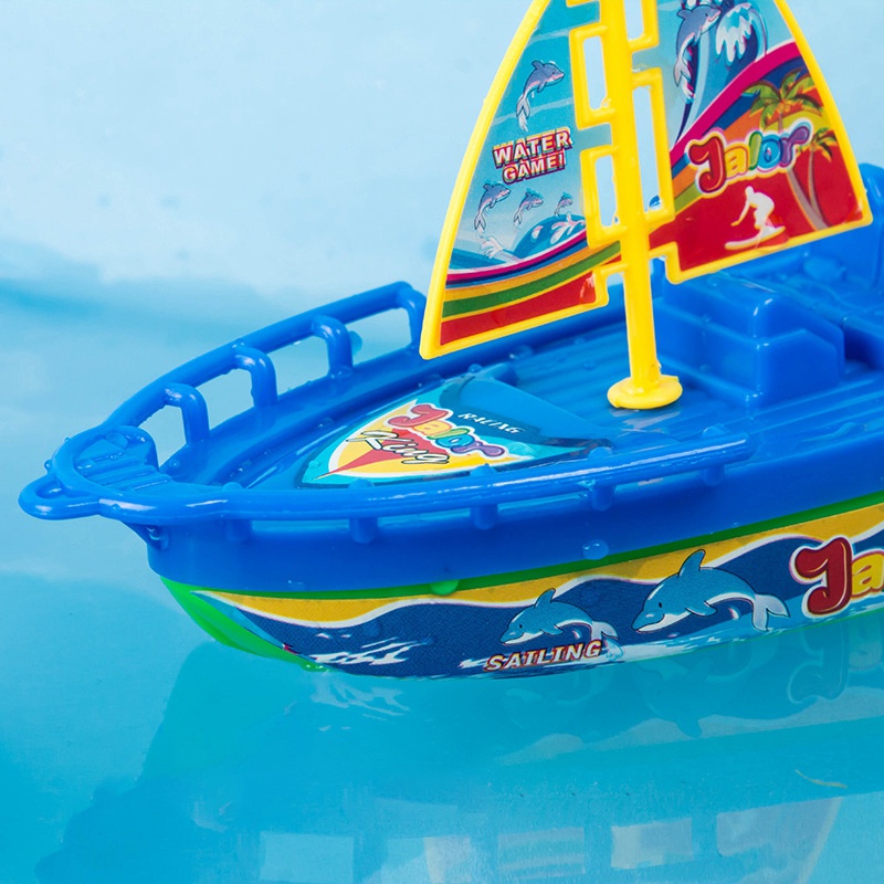 Thuyền Đồ Chơi Họa Tiết Hoạt Hình Vui Nhộn Cho Bé