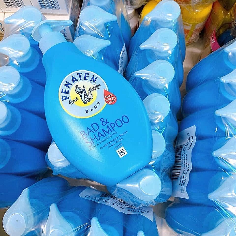 Sữa Tắm Gội PENATEN Chống Cảm Đức Mẫu Mới - Chai 400ml [Chuẩn Đức]
