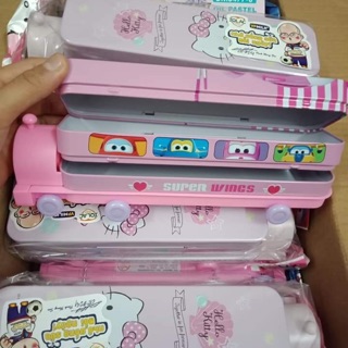 < ZIZI KIDS > HỘP BÚT 3 TẦNG KÈM GỌT BÚT CHÌ CHO BÉ TRAI, GÁI