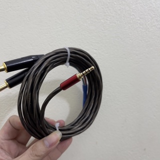 Dây LiveStream SoundCard Tự Chế 2M, 2 Đầu 6 Ly Ra 3.5