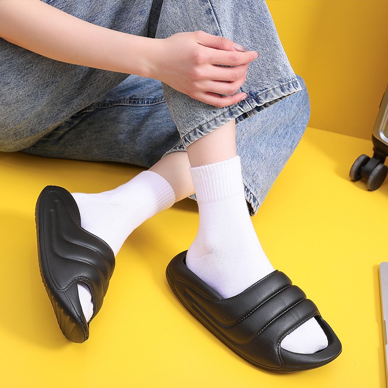 Dép quai ngang đế cao nam nữ siêu đep, dép bánh mì đế cao nam nữ siêu đẹp 2022 OBEE QUEEN