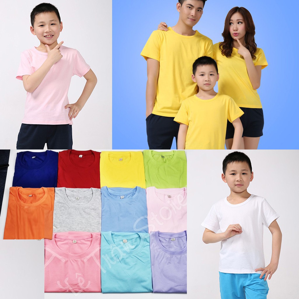 Áo thun trơn basic nam nữ