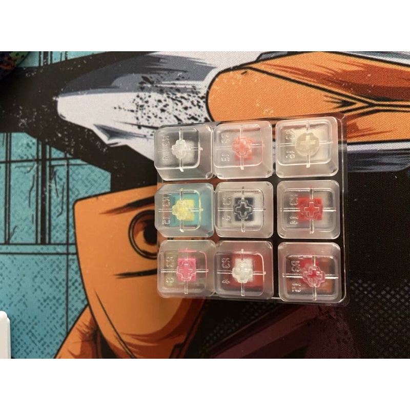 Khay mica đựng switch bàn phím cơ - khay nhựa để keycaps