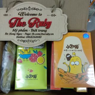 Mặt nạ tiểu mơ hồ set rau củ, hoa quả
