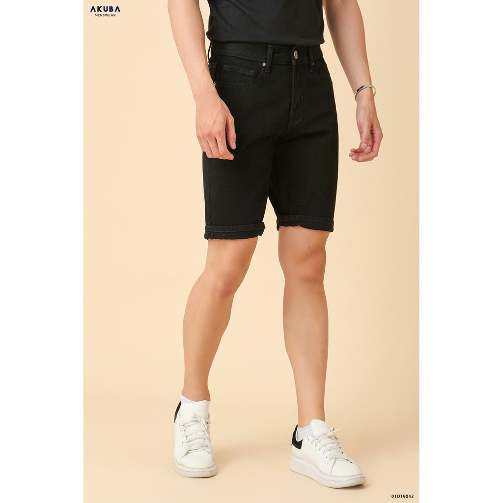 Quần Short Denim Nam Thời Trang AKUBA Form Skinny | 01D19043