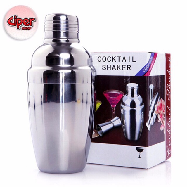 Bình lắc cocktail shaker inox